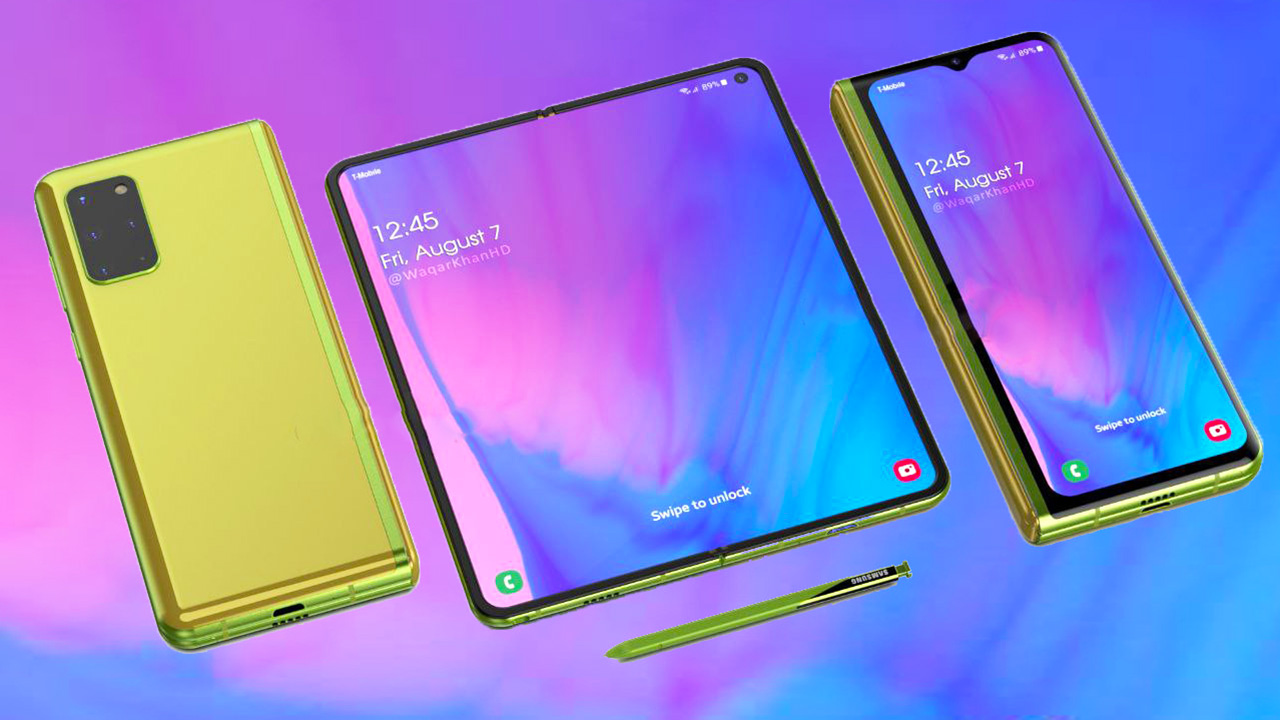 Samsung Galaxy Fold 2 renders show a much cooler design