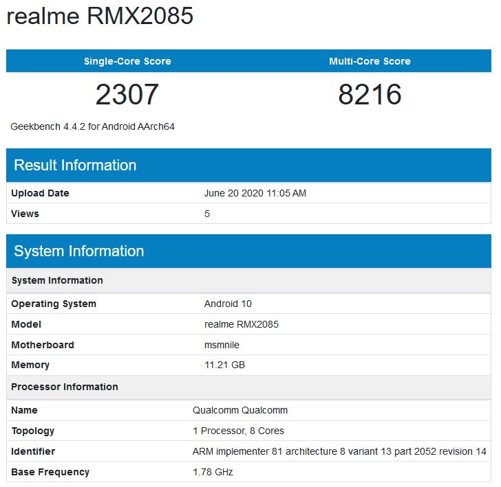 Realme X3 specs