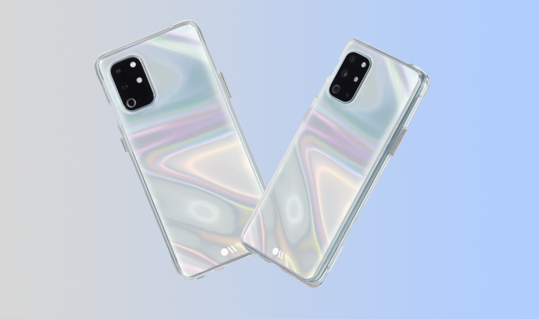 OnePlus 8T pictured in a case list