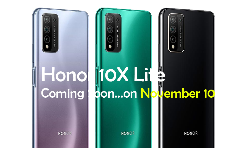 Honor 10X Lite release globally on November 10