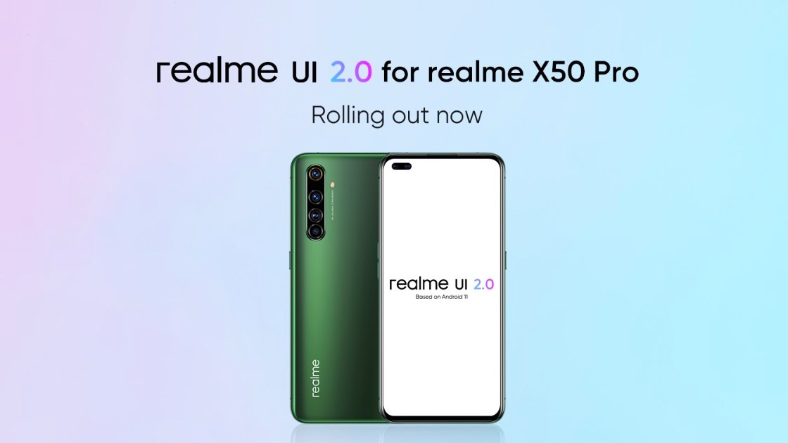 Realme X50 Pro 5G gets UI 2.0 Beta update