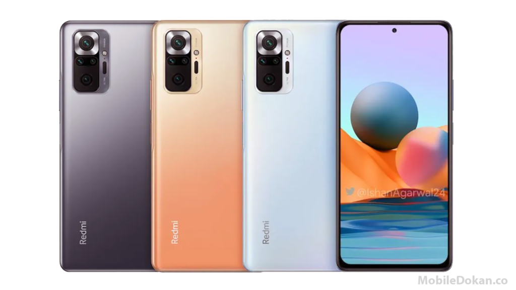 Redmi Note 10 Pro Max color varieties