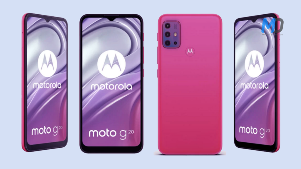 Moto G20 render