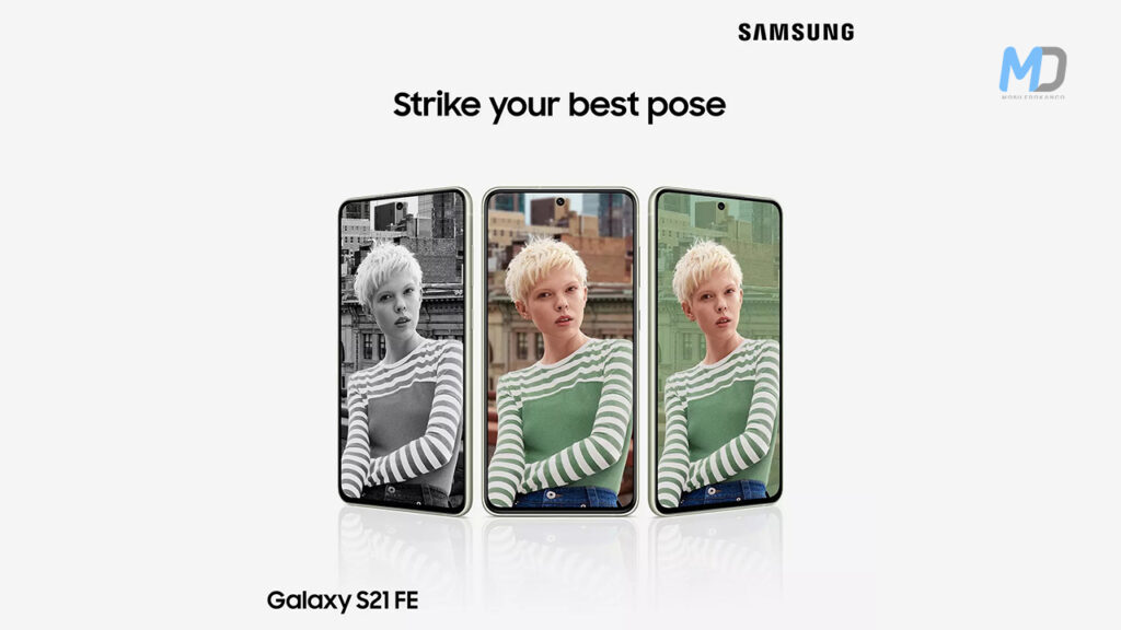 Samsung Galaxy S21 FE 5G strike your best place