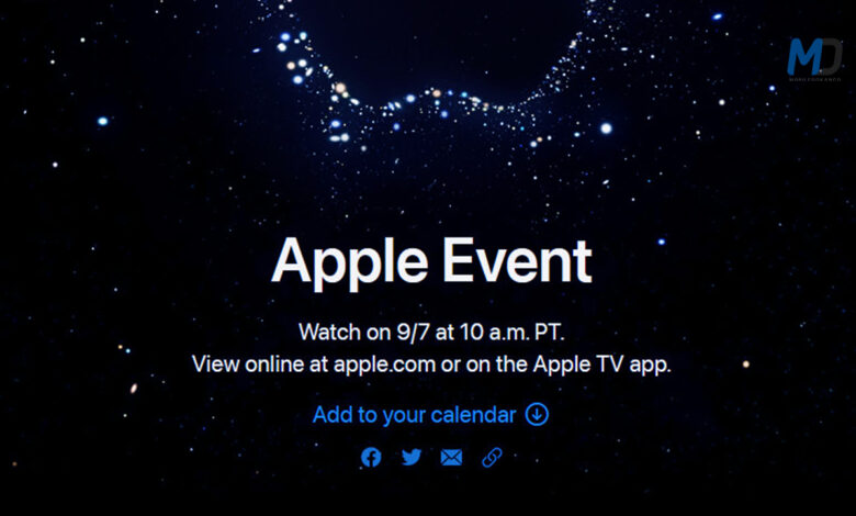 Apple to hold live stream of Sept. 9 event, begins countdown on