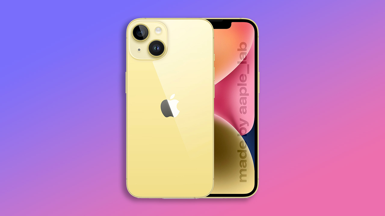 The iPhone 14 and iPhone 14 Plus are getting a new yellow color