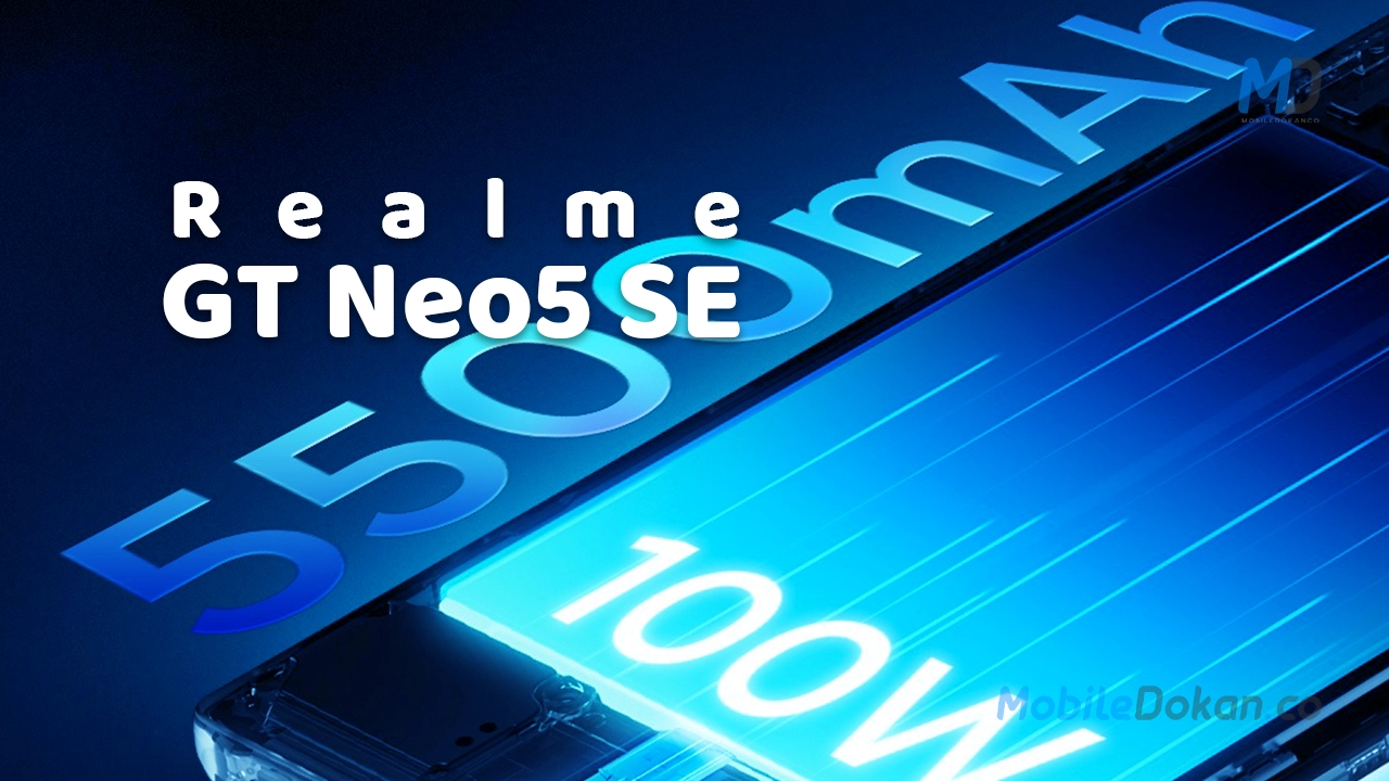 Realme GT Neo5 SE confirmed the battery size and charging speed