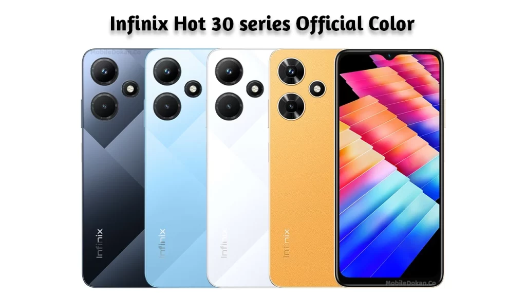 Infinix Hot 30 series Official Color