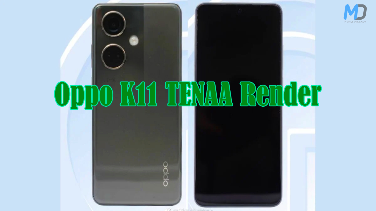 Oppo K11 TENAA Render