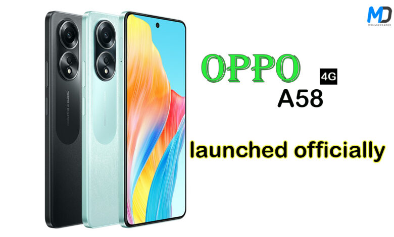 Oppo A58 4G variant debuts with a larger 6.72 FHD+ display -   news