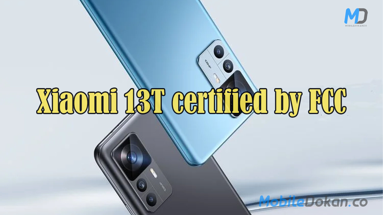 Xiaomi 13T certified by FCC revealed some specs