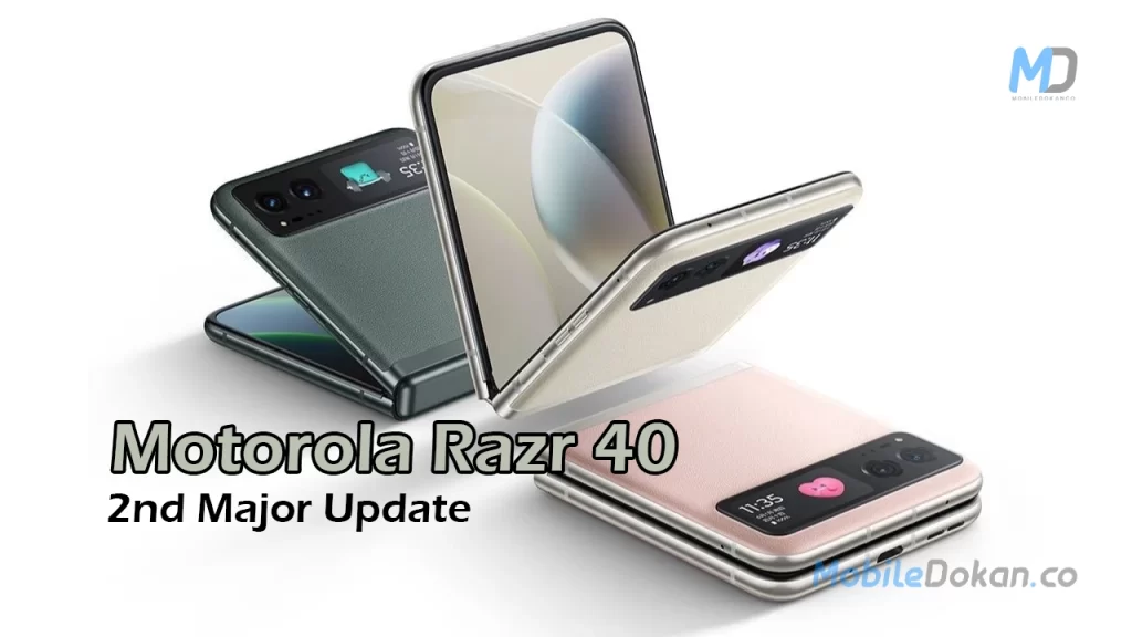 Motorola Razr 40 receives again major software update