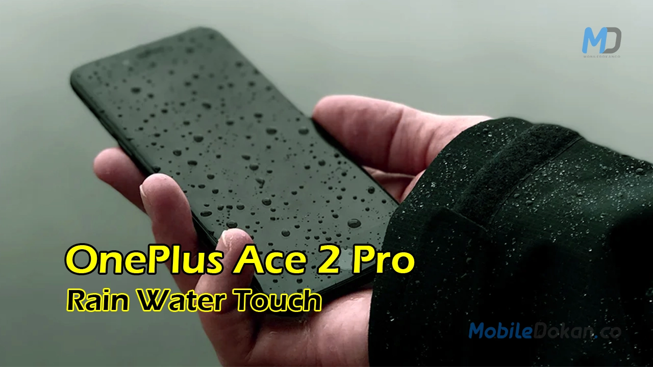 OnePlus Ace 2 Pro Rain Water Touch Feature image