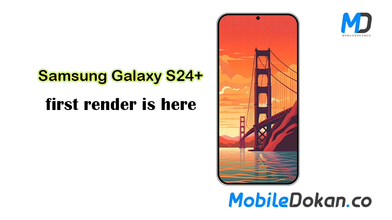 Samsung Galaxy S24+ first render reveals