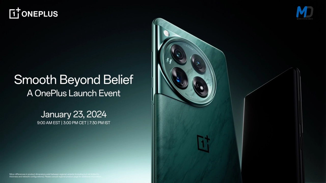 OnePlus 12 launching globally on January 23