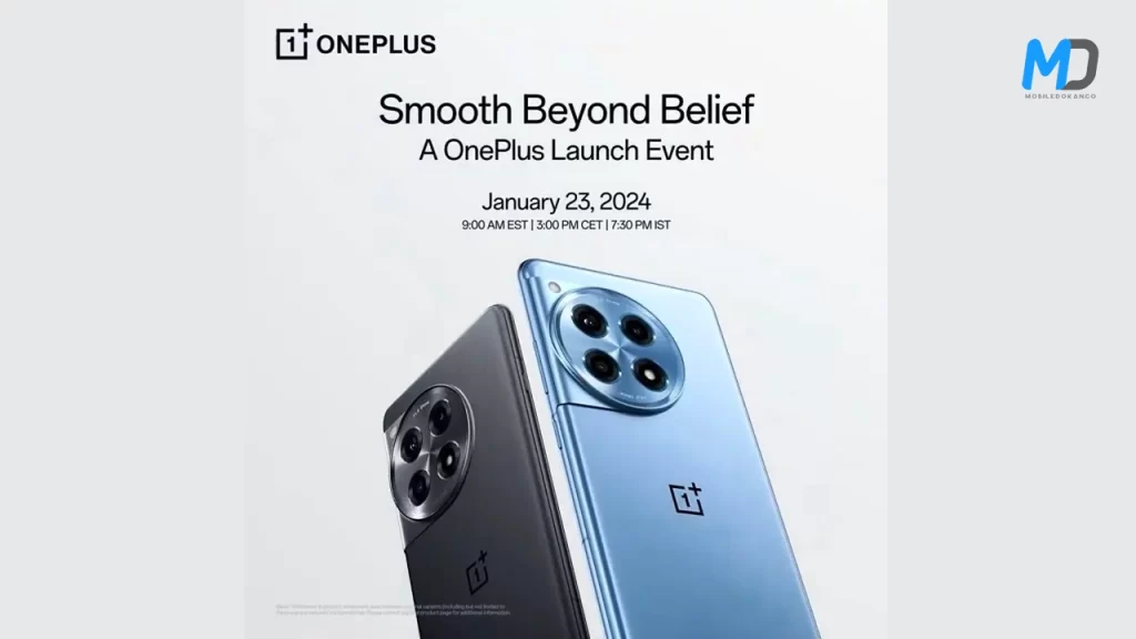 OnePlus 12R launch date poster