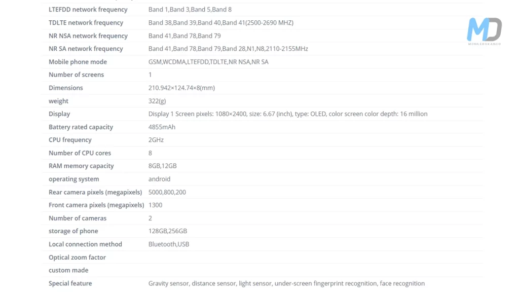 Samsung Galaxy Y55 TENAA listings