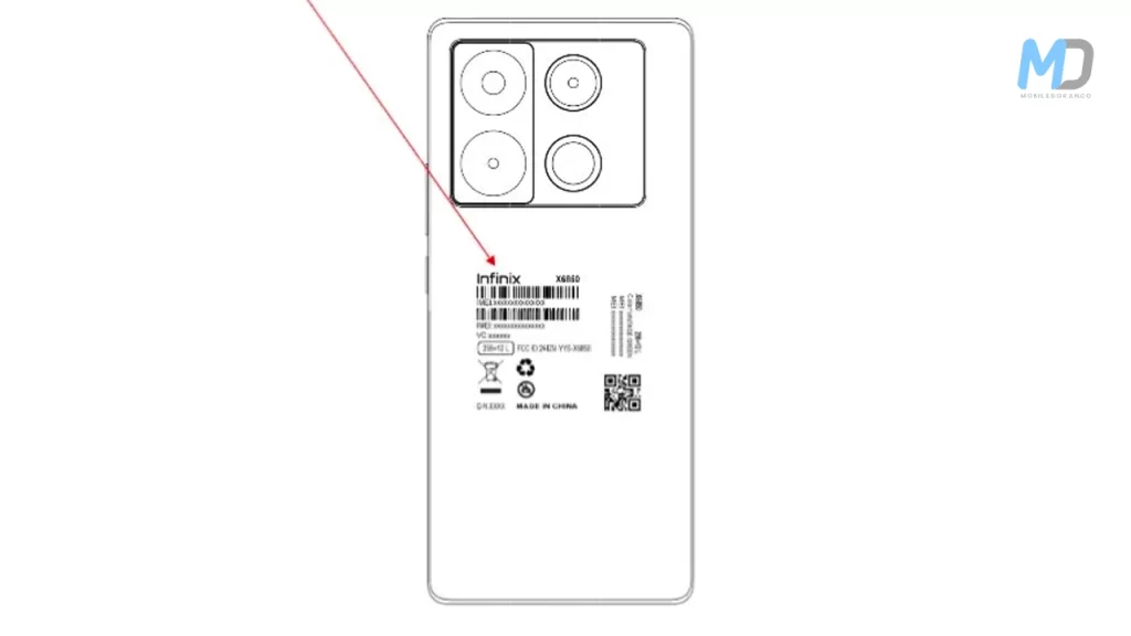 Infinix Note 40 Pro schematic via FCC certification