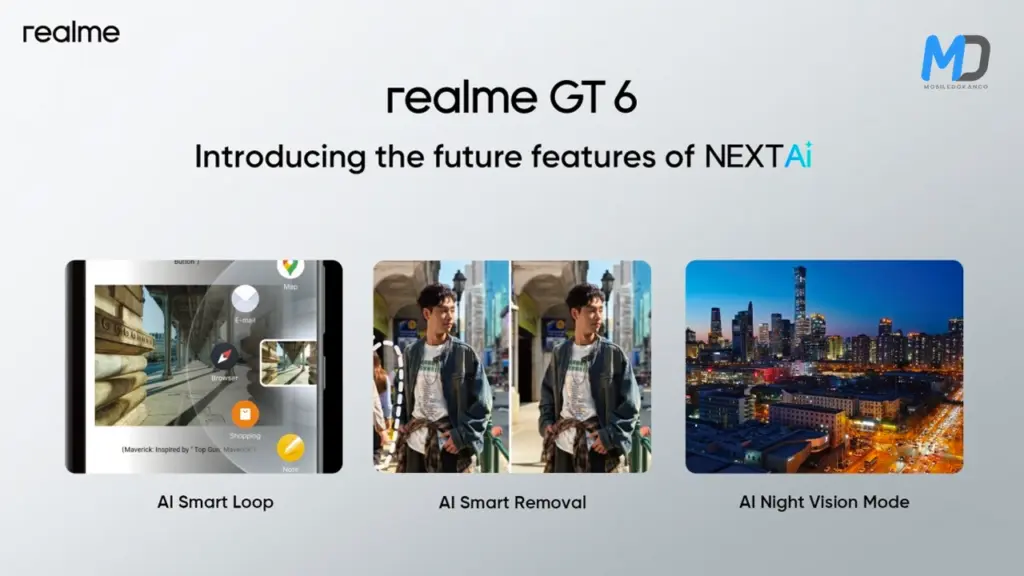 Realme GT 6 AI camera features