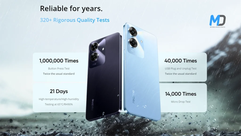 realme note 60 build quality