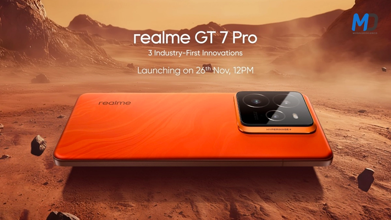 Realme GT 7 Pro launch teasing poster